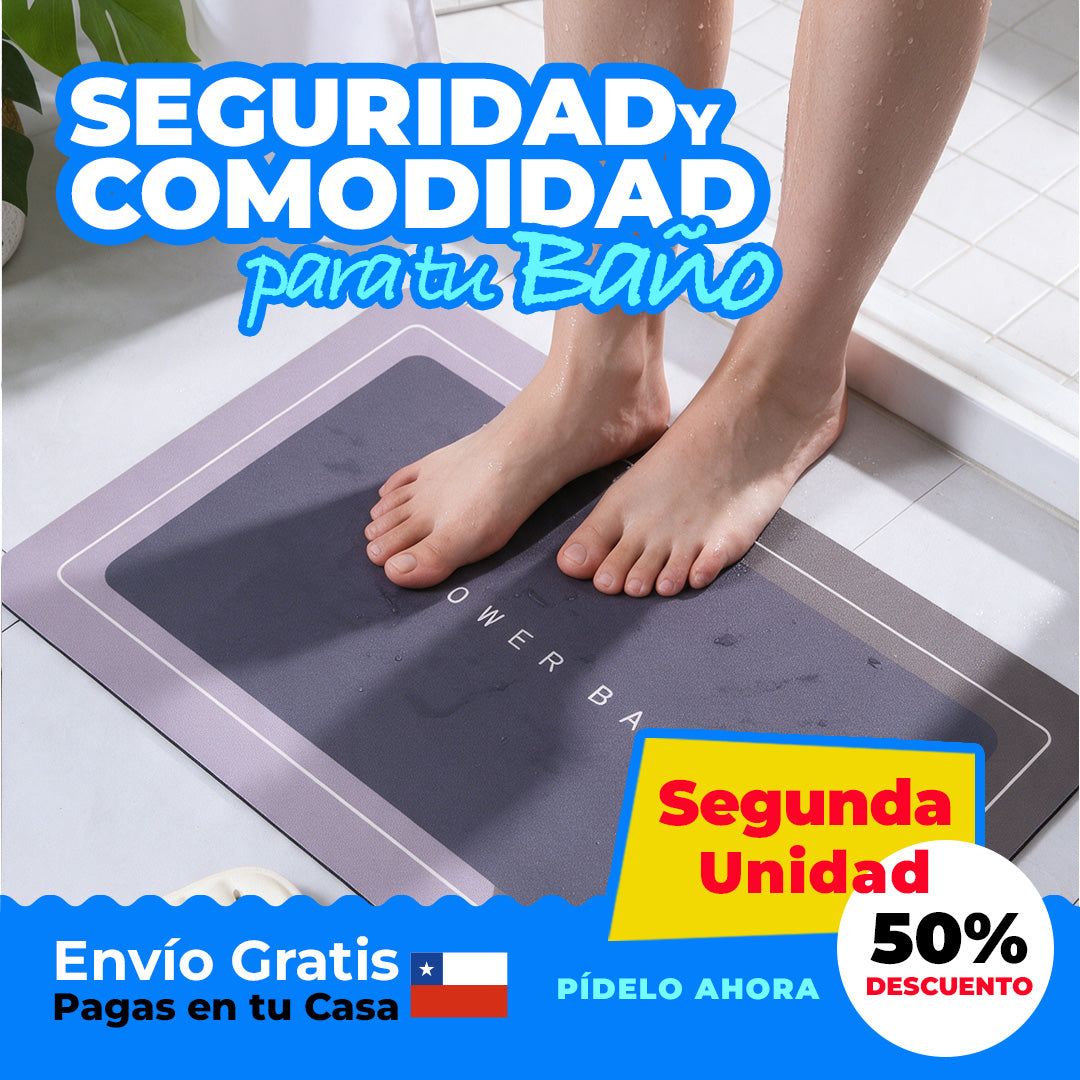 Alfombra Antiresbalante para Baños