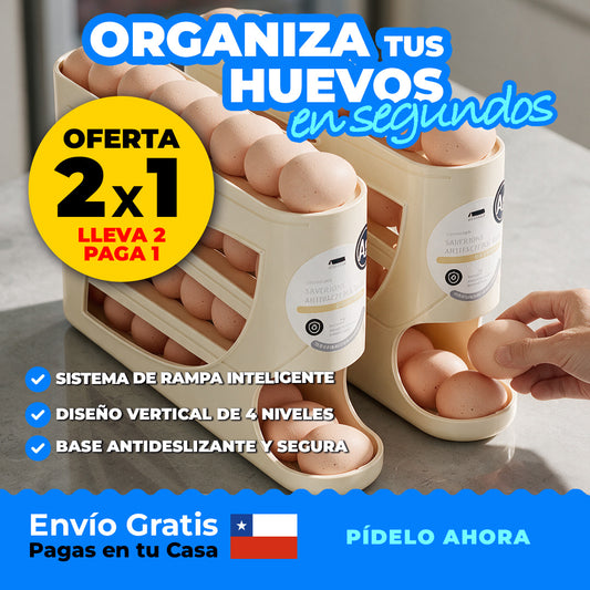 Dispensador Organizador de Huevos — OFERTA 2x1
