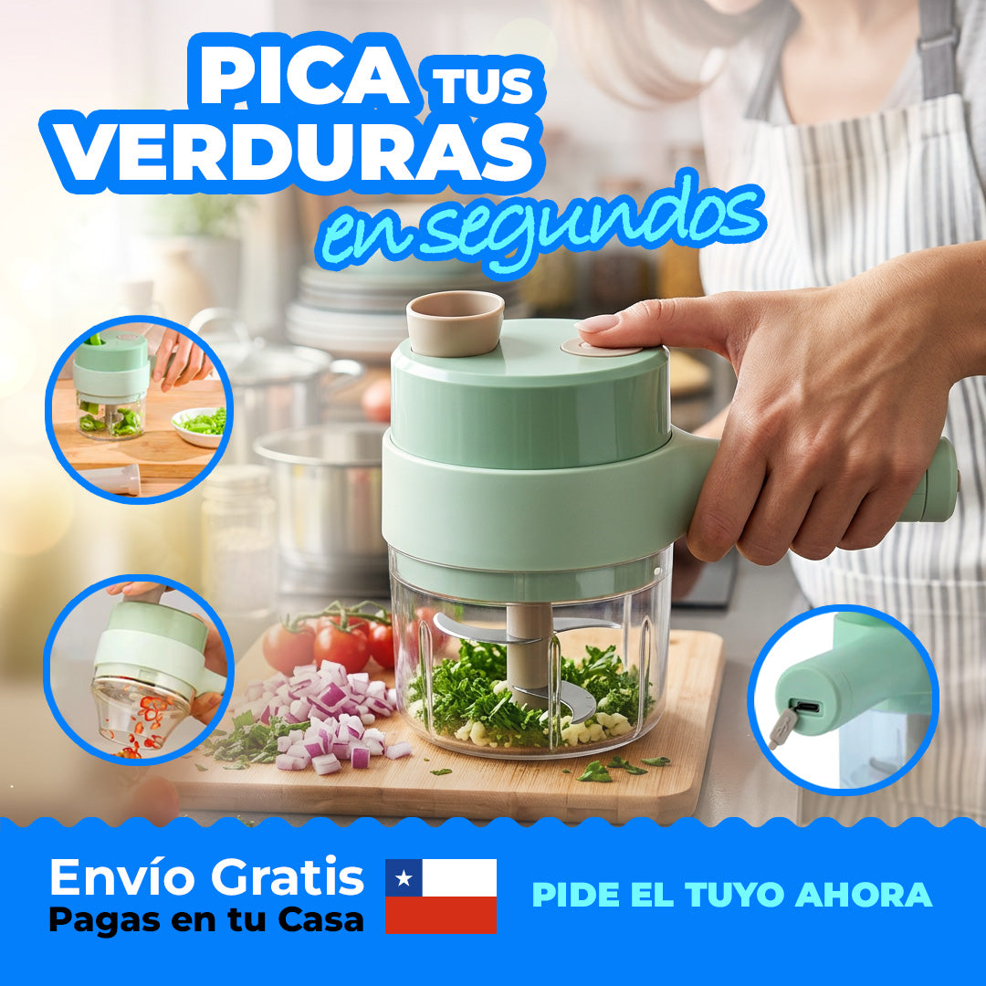 Picador multifuncional inteligente 4 en 1